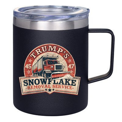 TrumpS Snowflake Removal Service Funny Trump Vintage 12oz Stainless Steel Coffee Mug