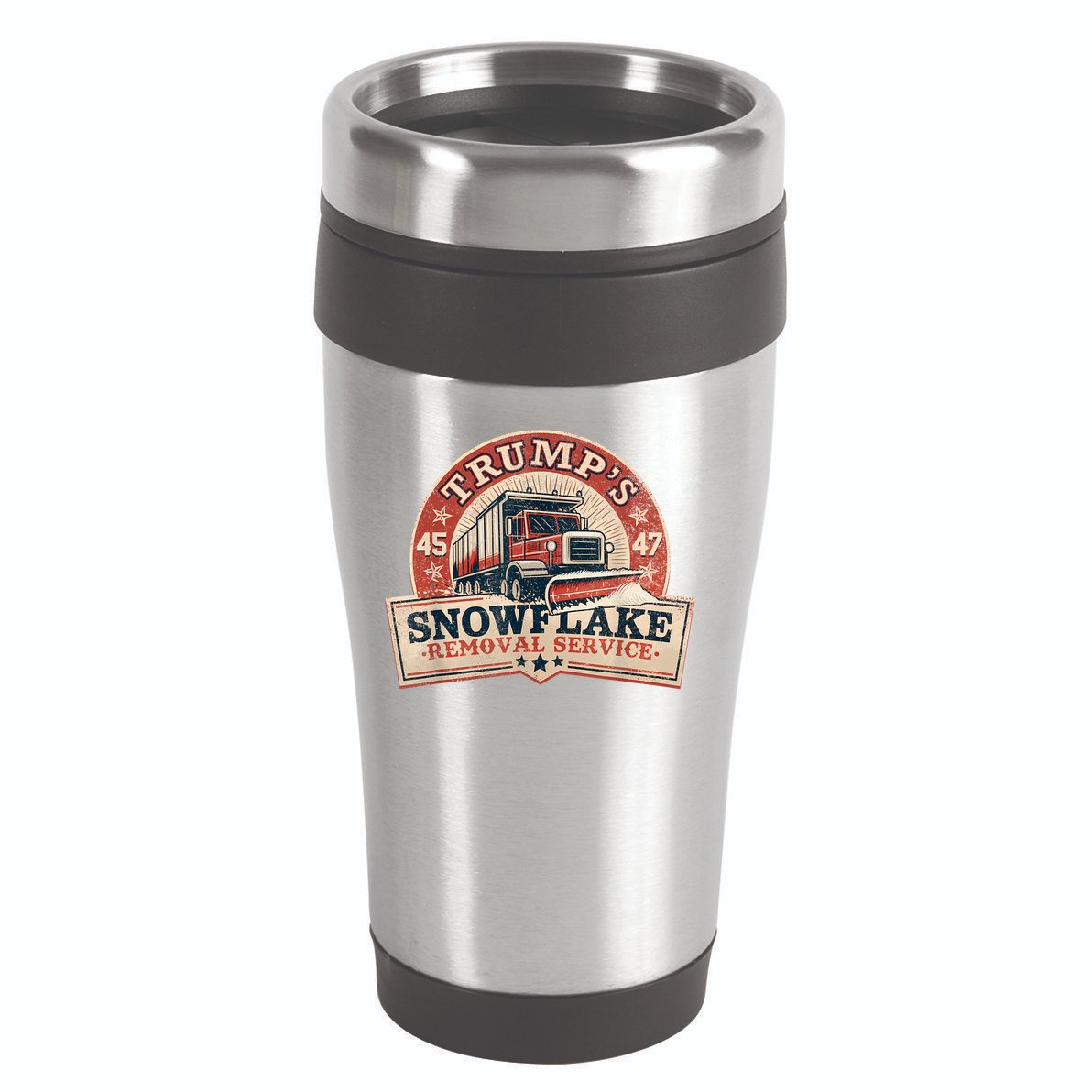 TrumpS Snowflake Removal Service Funny Trump Vintage 16oz Travel Tumbler