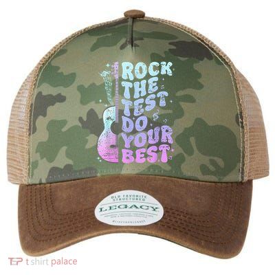 Teachers Students Rock The Test Do Your Best Legacy Tie Dye Trucker Hat