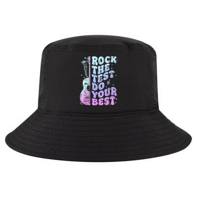 Teachers Students Rock The Test Do Your Best Cool Comfort Performance Bucket Hat