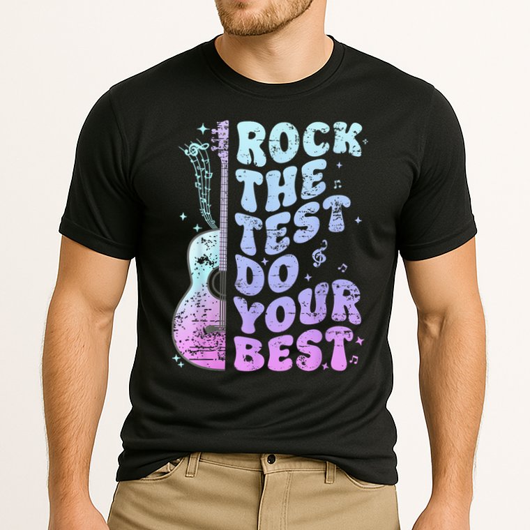 Teachers Students Rock The Test Do Your Best Cooling Performance Crew T-Shirt