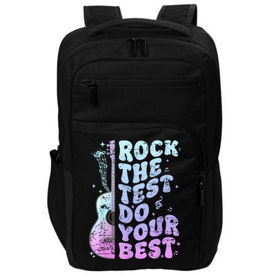 Teachers Students Rock The Test Do Your Best Impact Tech Backpack