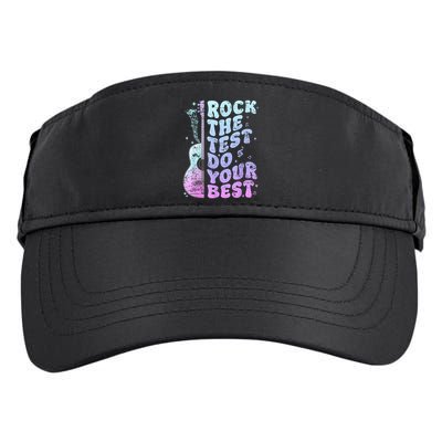 Teachers Students Rock The Test Do Your Best Adult Drive Performance Visor