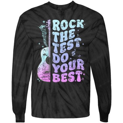 Teachers Students Rock The Test Do Your Best Tie-Dye Long Sleeve Shirt