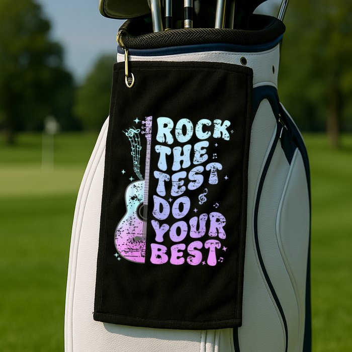 Teachers Students Rock The Test Do Your Best Golf Towel