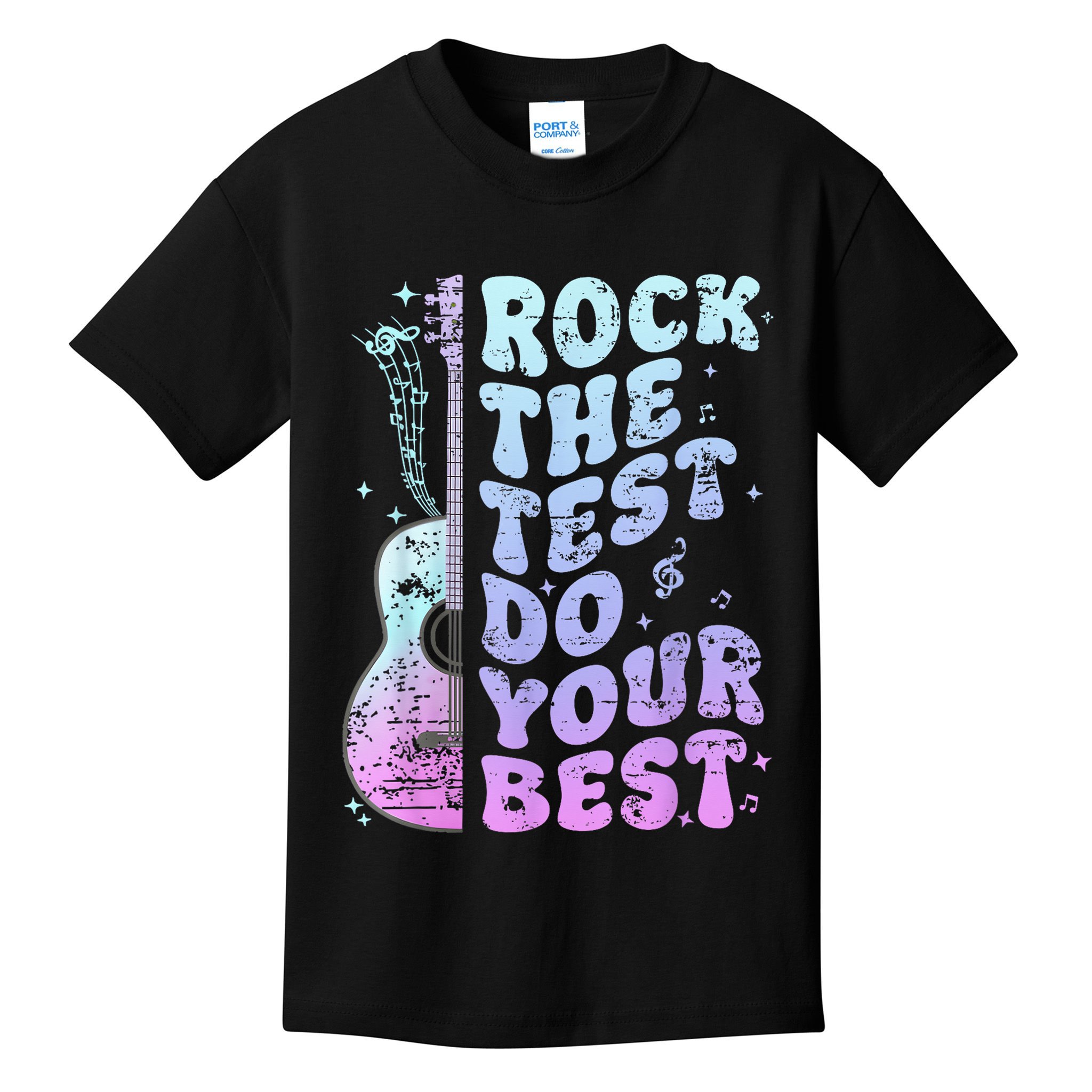 Teachers Students Rock The Test Do Your Best Kids T-Shirt