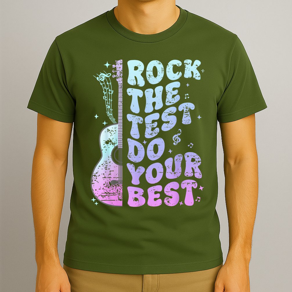 Teachers Students Rock The Test Do Your Best T-Shirt