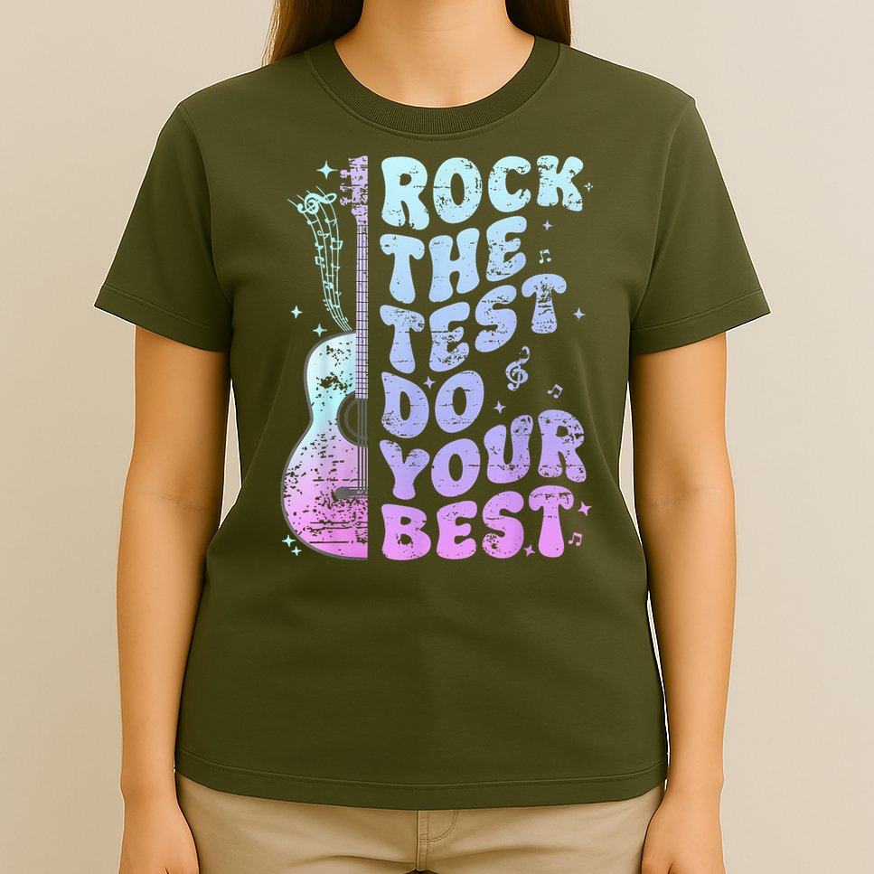 Teachers Students Rock The Test Do Your Best T-Shirt