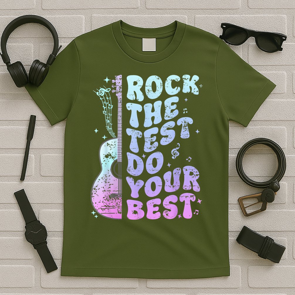 Teachers Students Rock The Test Do Your Best T-Shirt