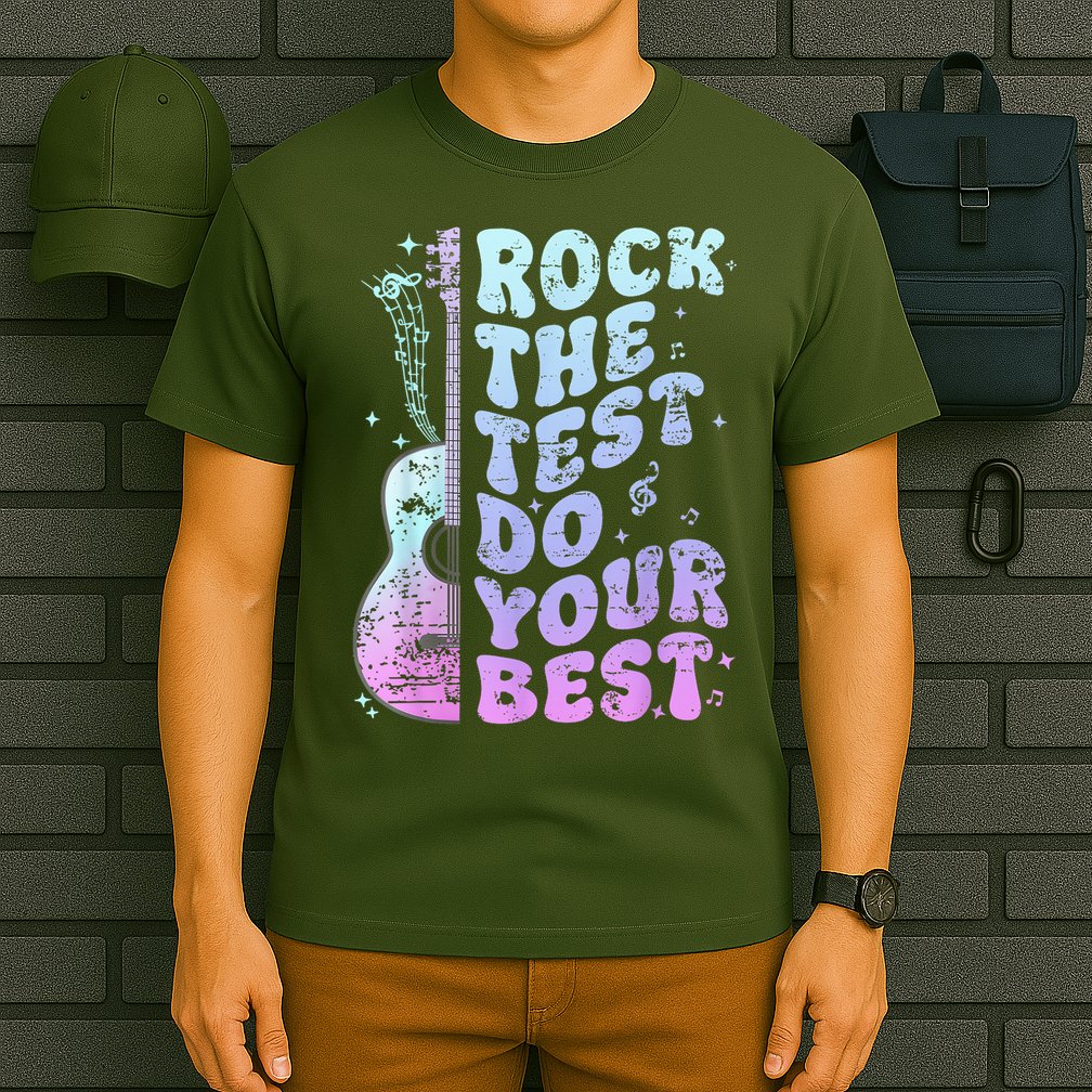 Teachers Students Rock The Test Do Your Best T-Shirt