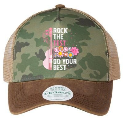 Teachers Students Rock The Test Do Your Best Legacy Tie Dye Trucker Hat