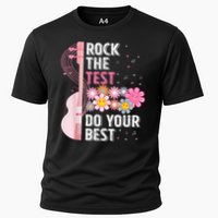 Teachers Students Rock The Test Do Your Best Cooling Performance Crew T-Shirt