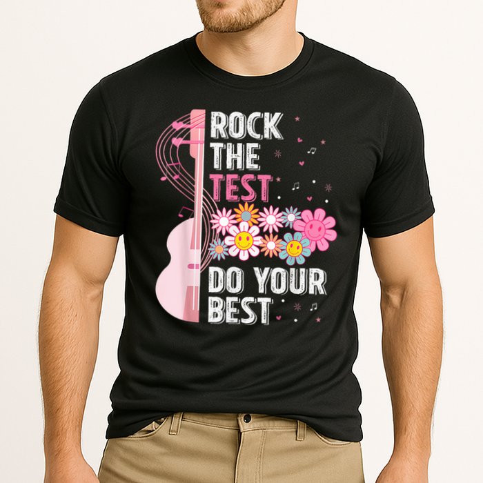 Teachers Students Rock The Test Do Your Best Cooling Performance Crew T-Shirt