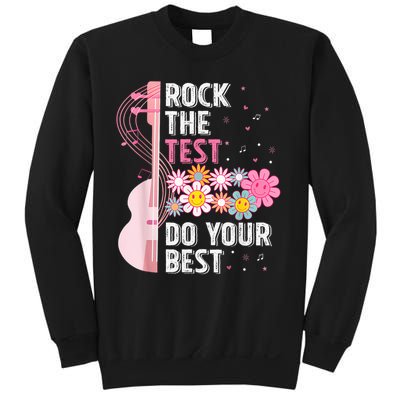 Teachers Students Rock The Test Do Your Best Sweatshirt