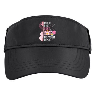 Teachers Students Rock The Test Do Your Best Adult Drive Performance Visor