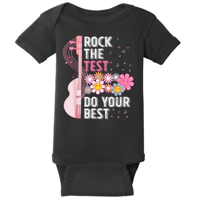 Teachers Students Rock The Test Do Your Best Baby Bodysuit