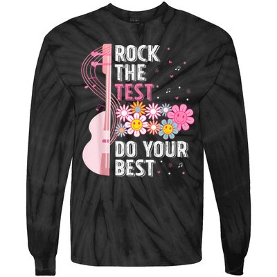 Teachers Students Rock The Test Do Your Best Tie-Dye Long Sleeve Shirt