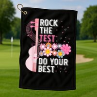 Teachers Students Rock The Test Do Your Best Golf Towel