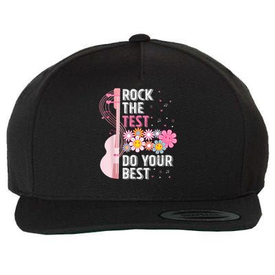 Teachers Students Rock The Test Do Your Best Wool Snapback Cap
