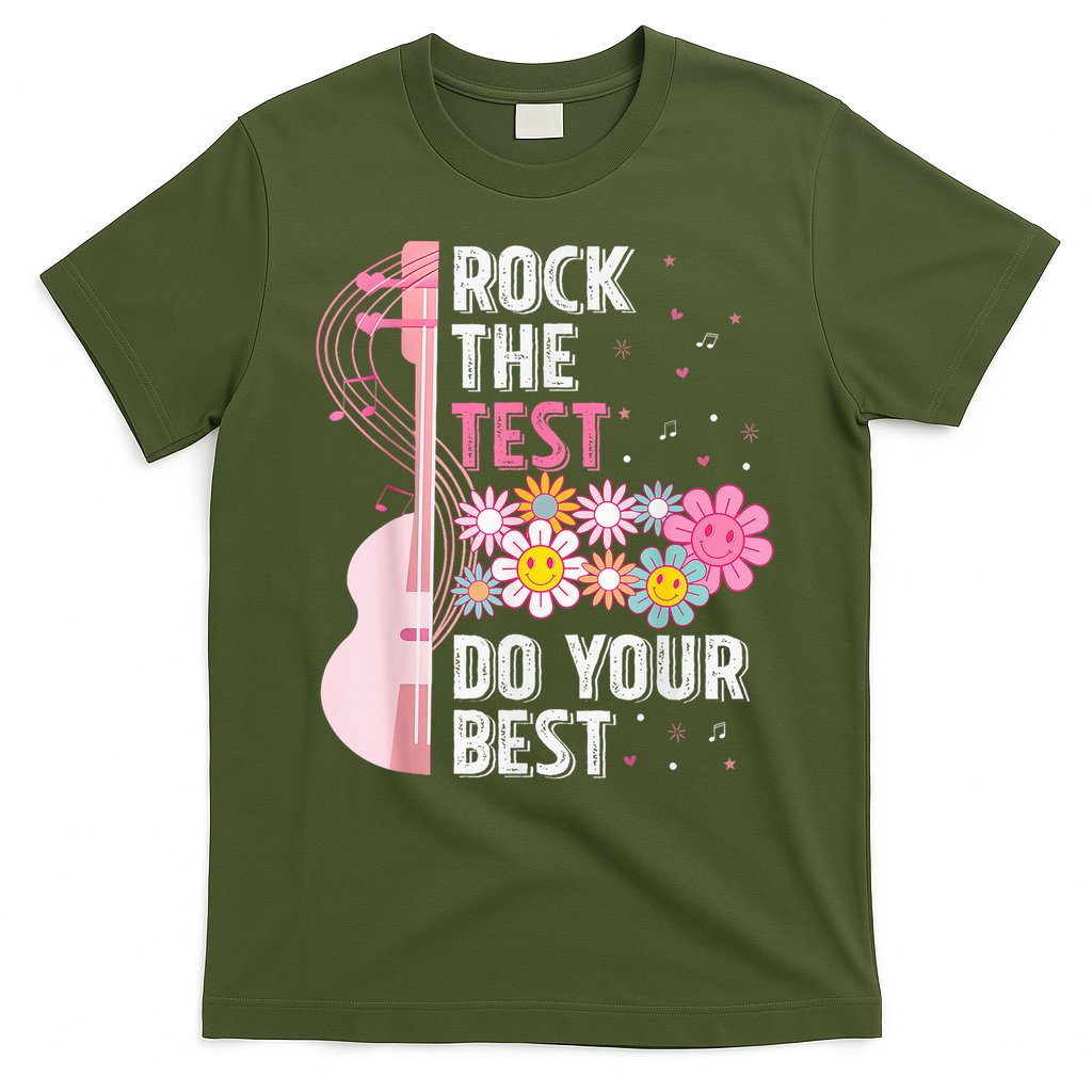Teachers Students Rock The Test Do Your Best T-Shirt