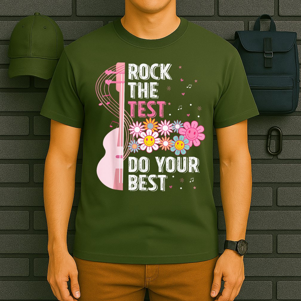 Teachers Students Rock The Test Do Your Best T-Shirt