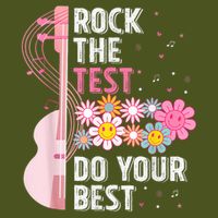 Teachers Students Rock The Test Do Your Best Sustainable Bucket Hat