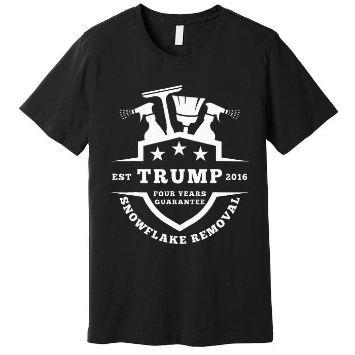 Trump Snowflake Removal Est 2016 Four Year Guaran Premium T-Shirt