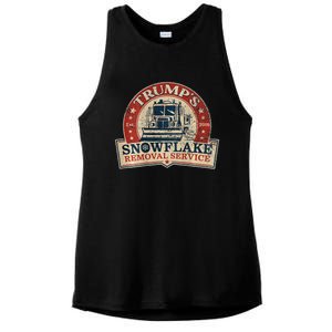 TrumpS Snowflake Removal Service Ladies PosiCharge Tri-Blend Wicking Tank