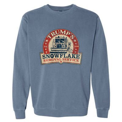 TrumpS Snowflake Removal Service Garment-Dyed Sweatshirt