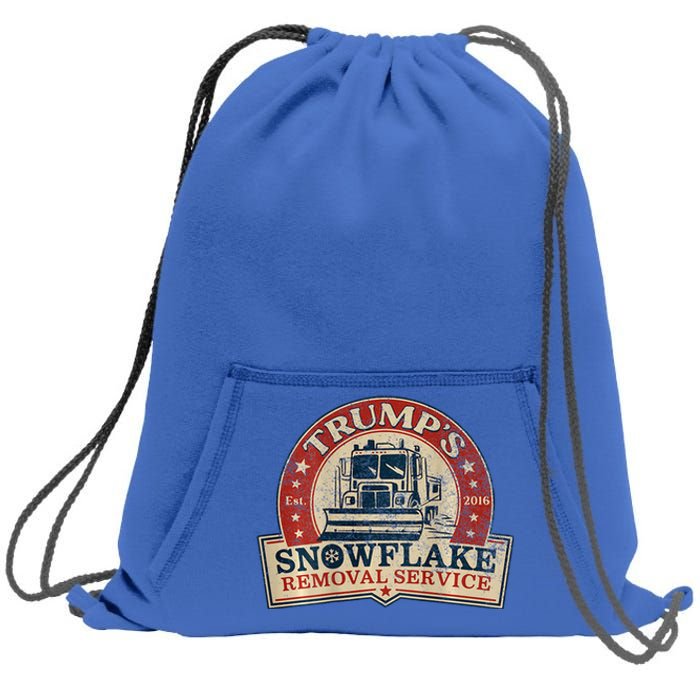 TrumpS Snowflake Removal Service Sweatshirt Cinch Pack Bag