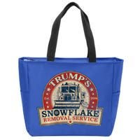 TrumpS Snowflake Removal Service Zip Tote Bag