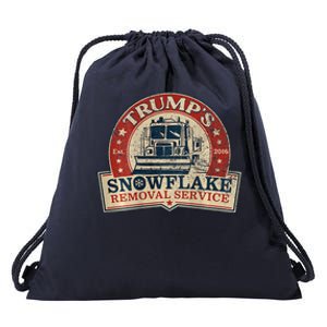 TrumpS Snowflake Removal Service Drawstring Bag