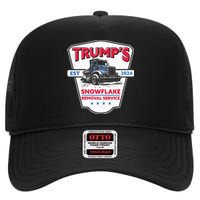 TrumpS Snowflake Removal Service Funny Trump 2024 High Crown Mesh Back Trucker Hat