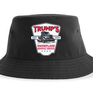 TrumpS Snowflake Removal Service Funny Trump 2024 Sustainable Bucket Hat