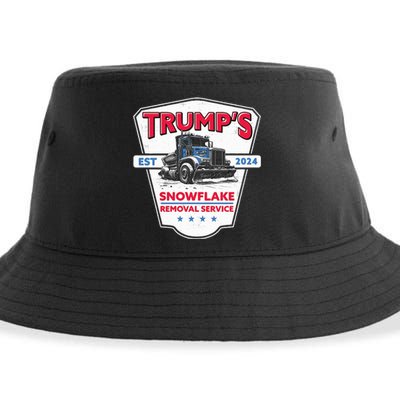 TrumpS Snowflake Removal Service Funny Trump 2024 Sustainable Bucket Hat