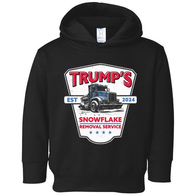 TrumpS Snowflake Removal Service Funny Trump 2024 Toddler Hoodie