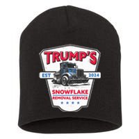 TrumpS Snowflake Removal Service Funny Trump 2024 Short Acrylic Beanie