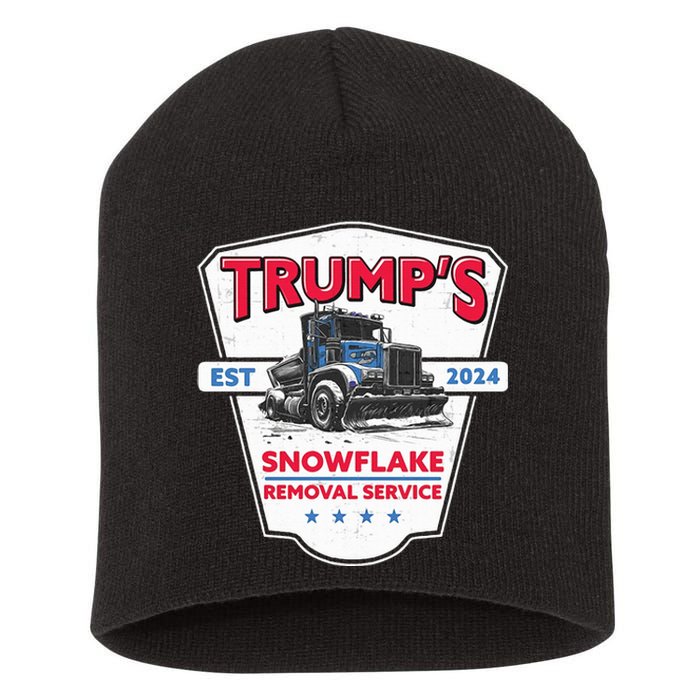 TrumpS Snowflake Removal Service Funny Trump 2024 Short Acrylic Beanie