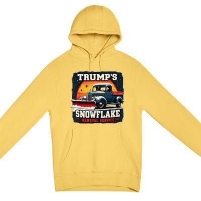 TrumpS Snowflake Removal Service Funny Trump 2024 Premium Pullover Hoodie