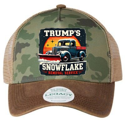 TrumpS Snowflake Removal Service Funny Trump 2024 Legacy Tie Dye Trucker Hat