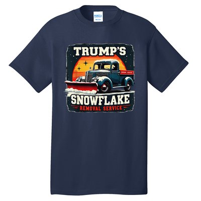 TrumpS Snowflake Removal Service Funny Trump 2024 Tall T-Shirt