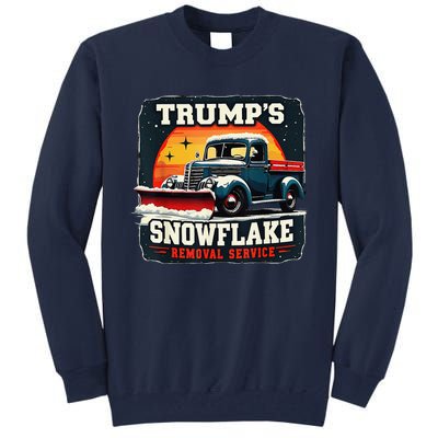 TrumpS Snowflake Removal Service Funny Trump 2024 Tall Sweatshirt