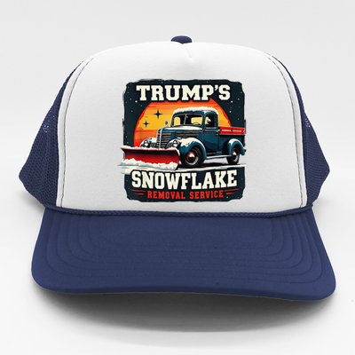 TrumpS Snowflake Removal Service Funny Trump 2024 Trucker Hat