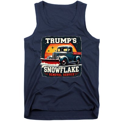 TrumpS Snowflake Removal Service Funny Trump 2024 Tank Top