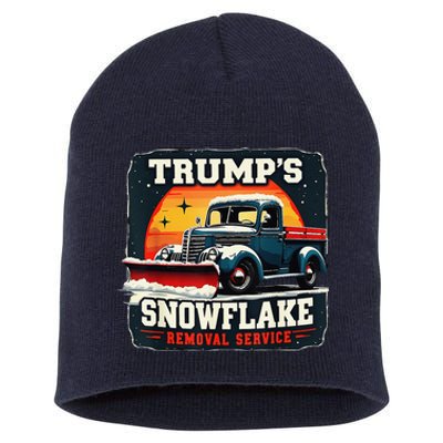 TrumpS Snowflake Removal Service Funny Trump 2024 Short Acrylic Beanie