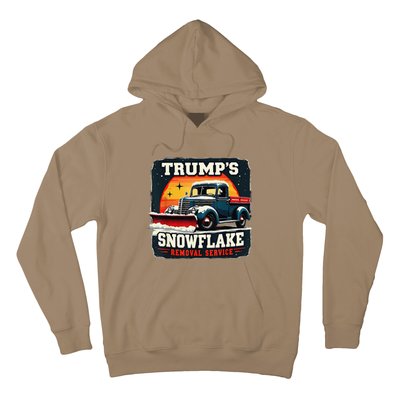 TrumpS Snowflake Removal Service Funny Trump 2024 Hoodie