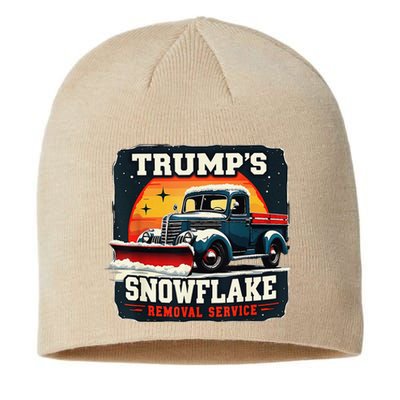 TrumpS Snowflake Removal Service Funny Trump 2024 Sustainable Beanie