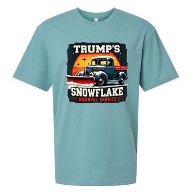 TrumpS Snowflake Removal Service Funny Trump 2024 Sueded Cloud Jersey T-Shirt