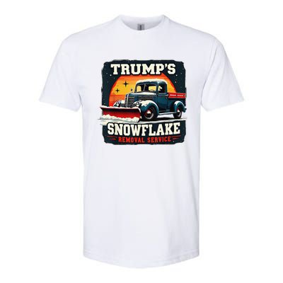 TrumpS Snowflake Removal Service Funny Trump 2024 Softstyle CVC T-Shirt