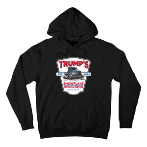 TrumpS Snowflake Removal Service Funny Trump 2024 Hoodie